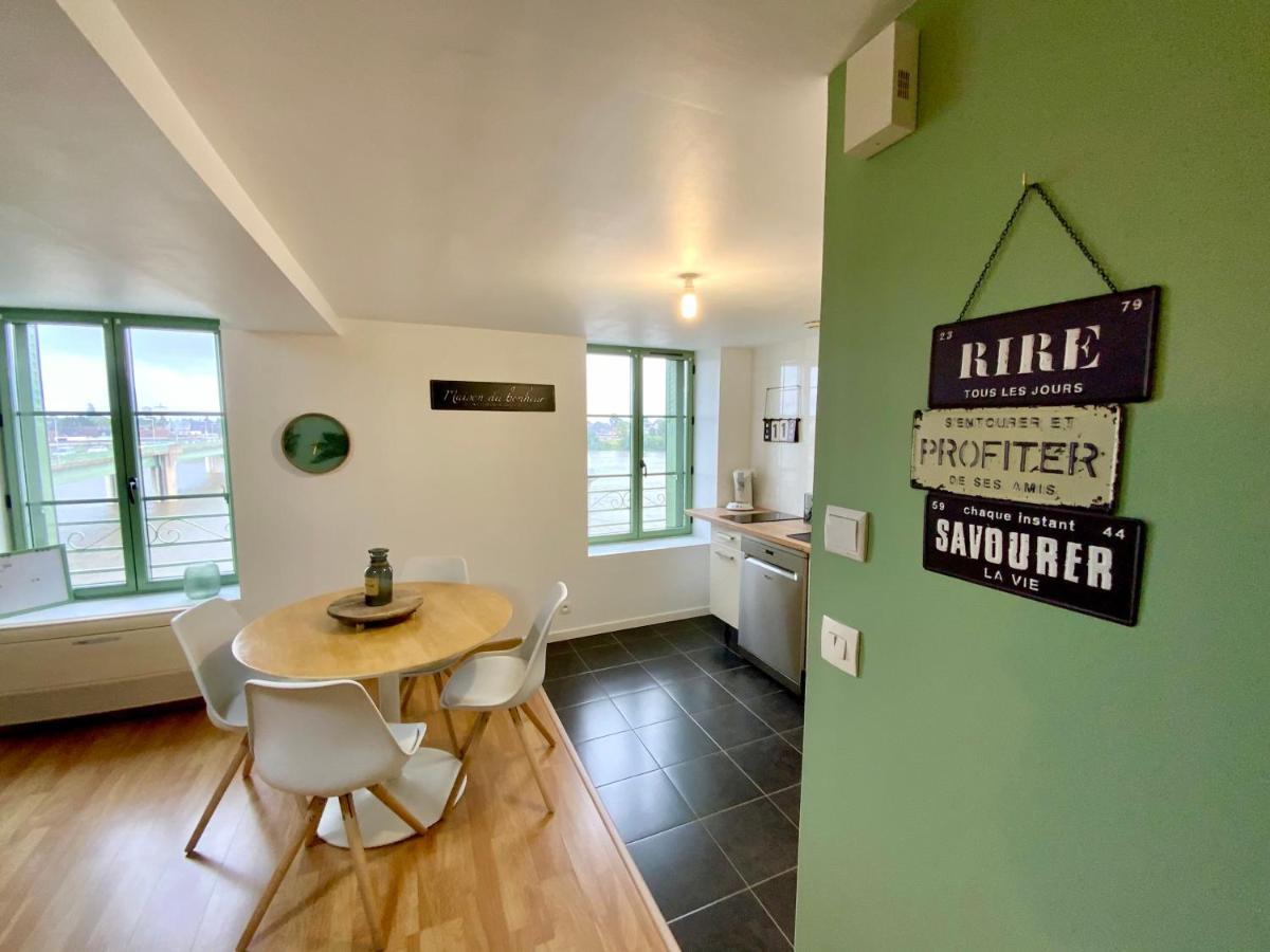 La Vue Loire Appartement Saint-Denis-de lʼHôtel Esterno foto